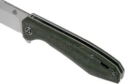 QSP Knife Pelican QS118-E1 Stonewash, Green Micarta Couteau De Poche -Kai Soldes Boutique QS118 E1 07 qsp