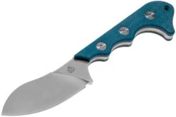 QSP Knife Neckmuk QS125-D Blue Micarta Couteau De Cou -Kai Soldes Boutique QS125 D 03 qsp