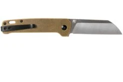 QSP Knife Penguin QS130-F Brass, Satin, Couteau De Poche -Kai Soldes Boutique QS130 F 02 qsp