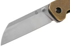 QSP Knife Penguin QS130-F Brass, Satin, Couteau De Poche -Kai Soldes Boutique QS130 F 03 qsp