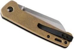 QSP Knife Penguin QS130-F Brass, Satin, Couteau De Poche -Kai Soldes Boutique QS130 F 04 qsp