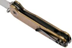 QSP Knife Penguin QS130-F Brass, Satin, Couteau De Poche -Kai Soldes Boutique QS130 F 05 qsp