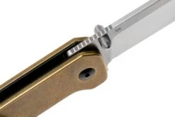 QSP Knife Penguin QS130-F Brass, Satin, Couteau De Poche -Kai Soldes Boutique QS130 F 06 qsp