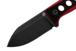 QSP Knife Canary QS141-B2 Blackwashed, Black Red G10, Couteau De Cou 10 QSP Knife Canary QS141-B2 Blackwashed, Black Red G10, Couteau De Cou -Kai Soldes Boutique QS141 B2 03 qsp