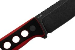 QSP Knife Canary QS141-B2 Blackwashed, Black Red G10, Couteau De Cou 12 QSP Knife Canary QS141-B2 Blackwashed, Black Red G10, Couteau De Cou -Kai Soldes Boutique QS141 B2 05 qsp