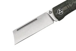 QSP Knife Hedgehog QS142-B, Denim Blue Micarta, Couteau De Poche Slipjoint -Kai Soldes Boutique QS142 B 03 qsp