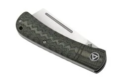 QSP Knife Hedgehog QS142-B, Denim Blue Micarta, Couteau De Poche Slipjoint -Kai Soldes Boutique QS142 B 06 qsp