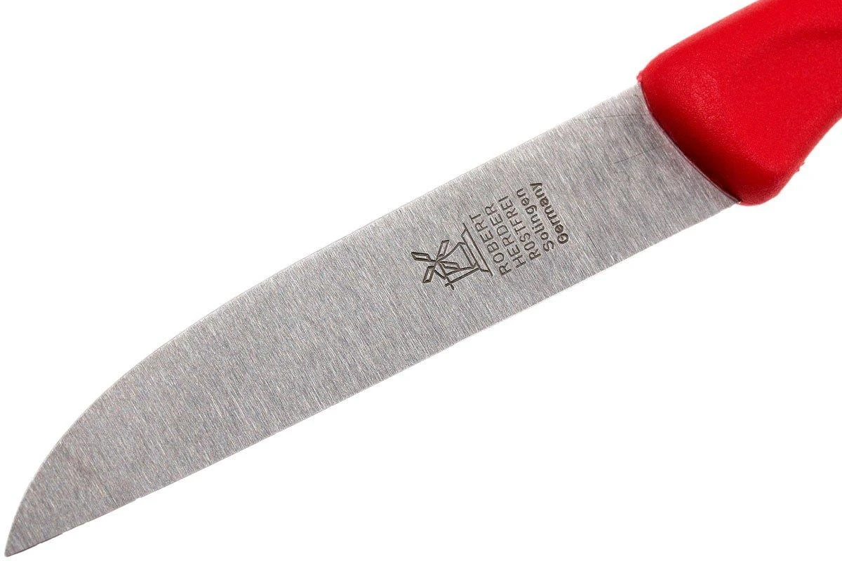 Robert Herder Straight Classic Couteau à éplucher, Rouge, 8,5 Cm 5 Robert Herder Straight Classic Couteau à éplucher, Rouge, 8,5 Cm – Image 3