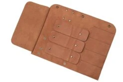 Robert Herder Sac à Couteaux Enroulable 2 956400000 4 Emplacements, Cuir -Kai Soldes Boutique RH956400000 03 robertherder