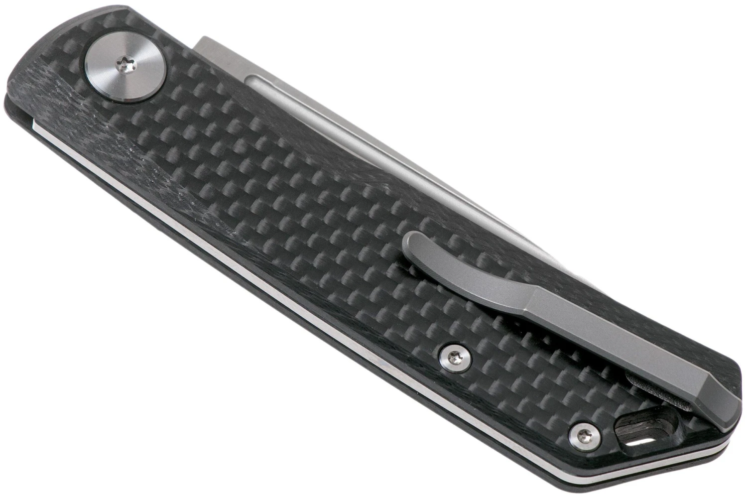 Real Steel Luna Premium II M390 Carbonfiber 7005P Knivesandtools Exclusive Couteau De Poche Slipjoint 6 Real Steel Luna Premium II M390 Carbonfiber 7005P Knivesandtools Exclusive Couteau De Poche Slipjoint – Image 4