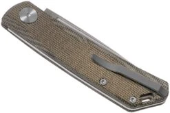 Real Steel Luna Premium II M390, Green Micarta 7006P Knivesandtools Exclusive Couteau De Poche Slipjoint -Kai Soldes Boutique RL7006P 04 real steel kato