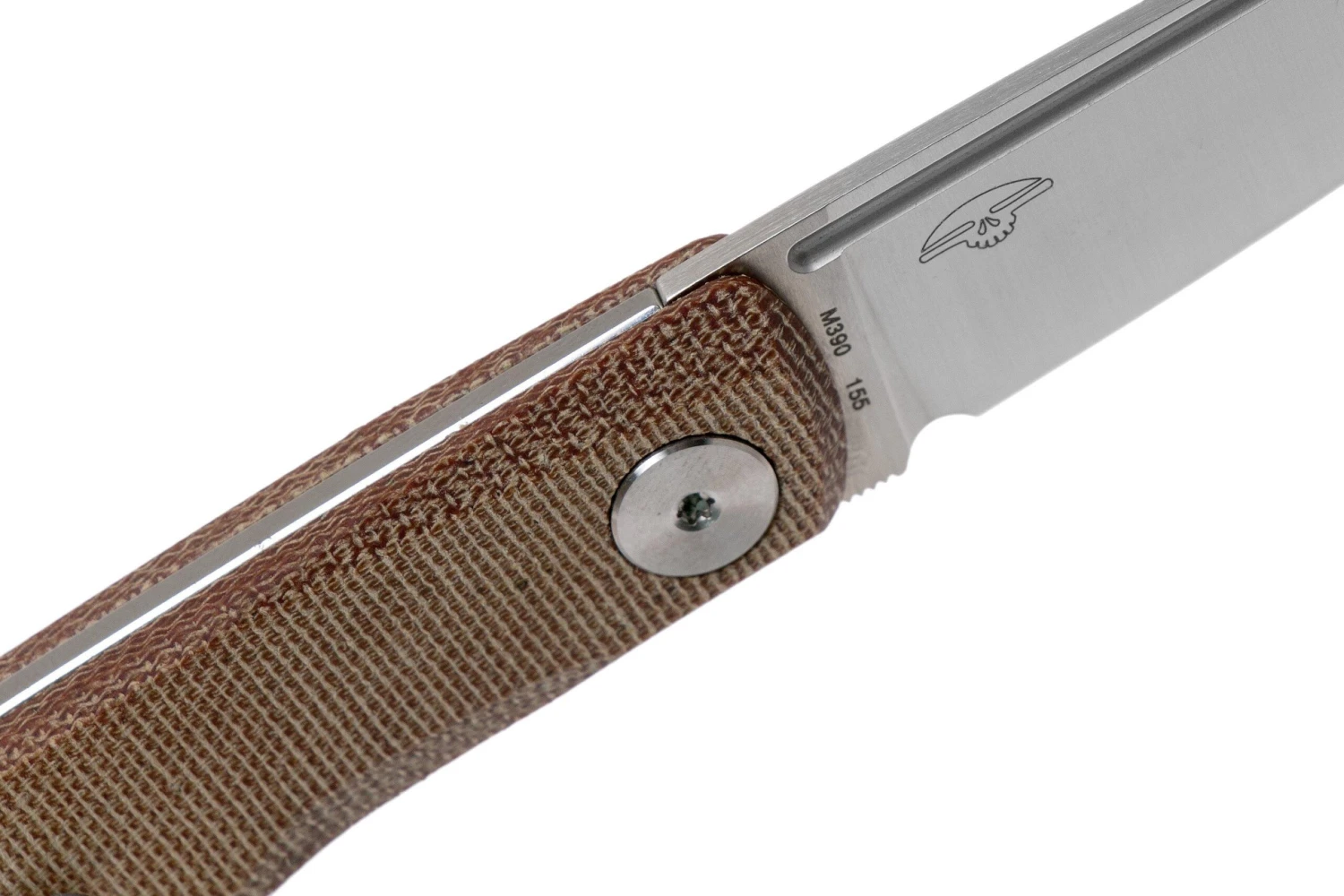 Real Steel Luna Premium II M390, Natural Micarta 7007P Knivesandtools Exclusive Couteau De Poche Slipjoint 8 Real Steel Luna Premium II M390, Natural Micarta 7007P Knivesandtools Exclusive Couteau De Poche Slipjoint – Image 6