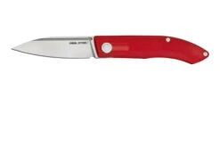 Real Steel Stella Red G10 7058 Couteau De Poche Slipjoint, Poltergeist Design