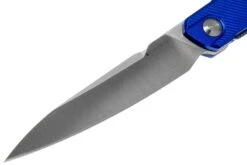 Real Steel G5 Metamorph Frontflipper Mk. II 7838 Intense Blue Couteau De Poche, Ostap Hel Design -Kai Soldes Boutique RL7838 03 real steel knives