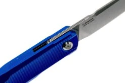 Real Steel G5 Metamorph Frontflipper Mk. II 7838 Intense Blue Couteau De Poche, Ostap Hel Design -Kai Soldes Boutique RL7838 06 real steel knives