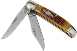 Rough Ryder Copperhead Amber Bone RR043 Couteau De Poche Slipjoint