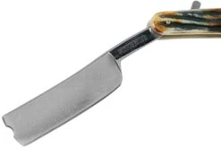 Rough Ryder Folding Razor Cinnamon Stag RR2159 Damascus Rasoir Coupe-choux -Kai Soldes Boutique RY2159 03 rough ryder