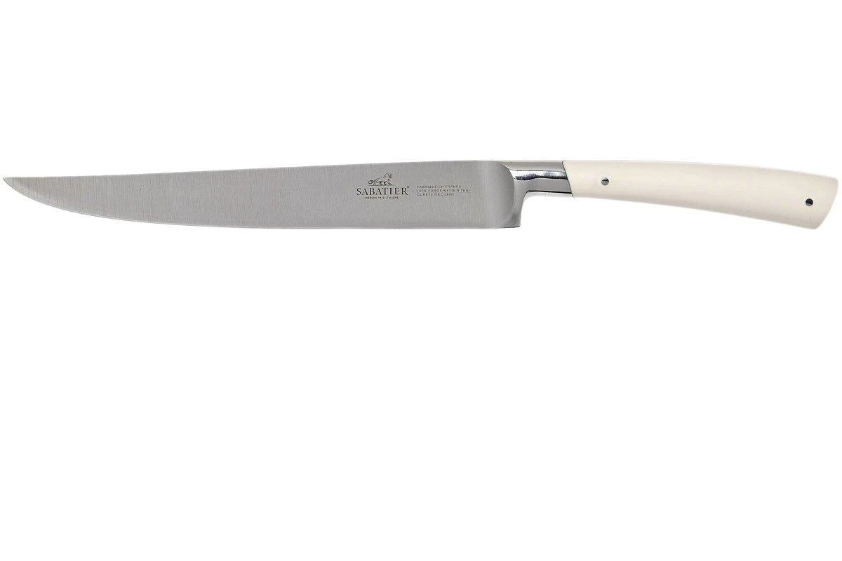 Lion Sabatier Edonist Perle Couteau à Trancher La Viande 20 Cm, Blanc, 806881 3 Lion Sabatier Edonist Perle Couteau à Trancher La Viande 20 Cm, Blanc, 806881