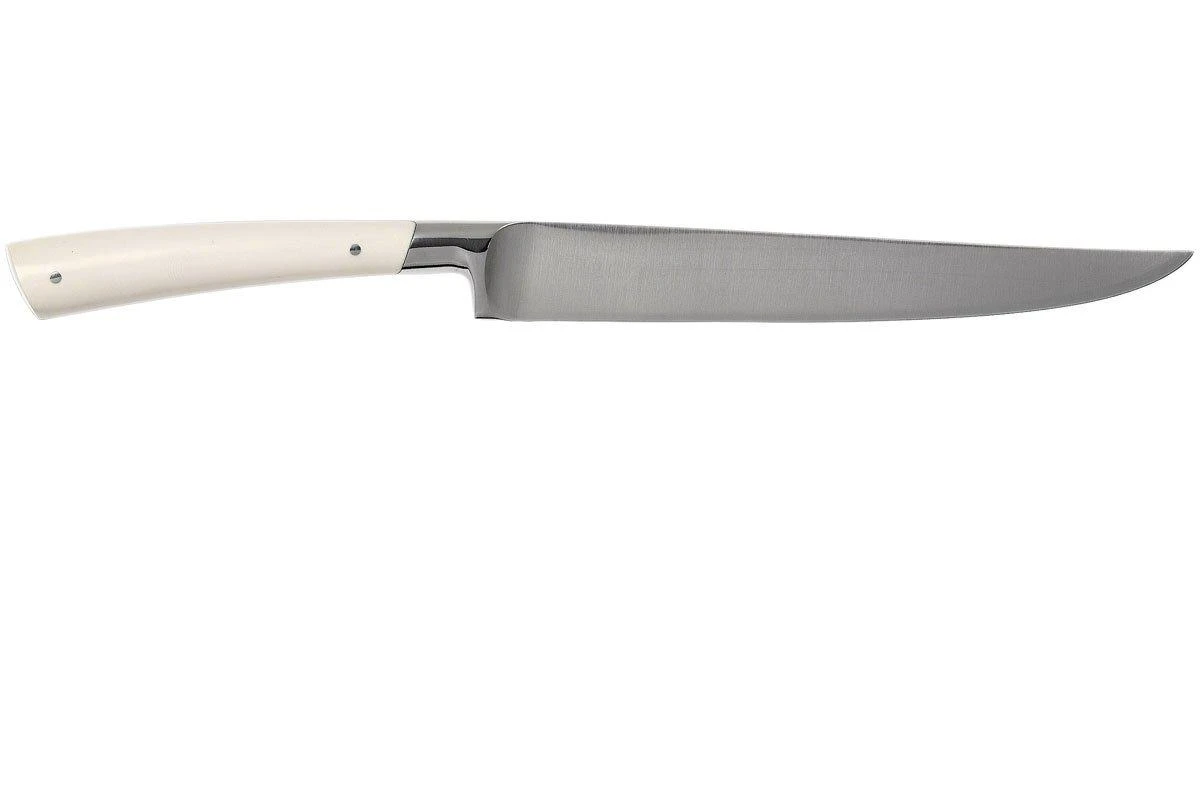 Lion Sabatier Edonist Perle Couteau à Trancher La Viande 20 Cm, Blanc, 806881 4 Lion Sabatier Edonist Perle Couteau à Trancher La Viande 20 Cm, Blanc, 806881 – Image 2