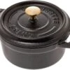 Mini Cocotte Staub 10 Cm, 0,25 L Noir -Kai Soldes Boutique SB1101025 01 staub sb1101025 01
