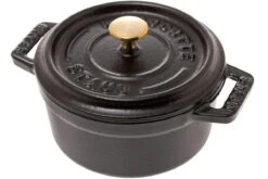 Mini Cocotte Staub 10 Cm, 0,25 L Noir