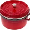 Staub Cocotte 26cm, 5,2L, Rouge Avec Panier Vapeur -Kai Soldes Boutique SB1133806 01 staub sb1133806 01