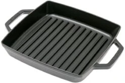 Gril Staub 23cm Carré, Noir
