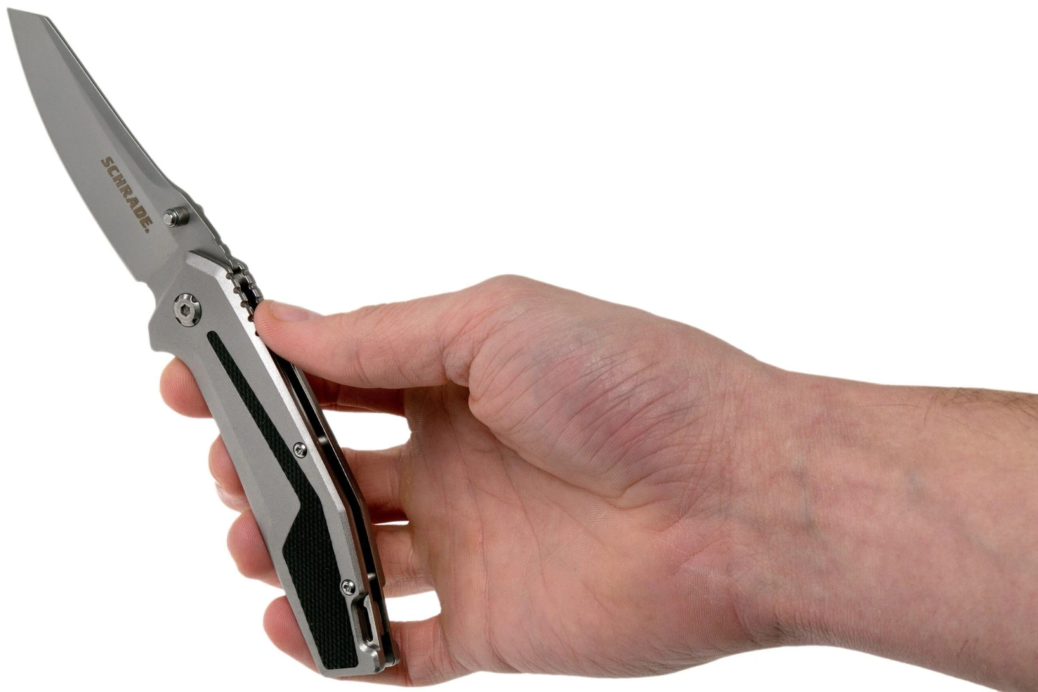 Schrade Aluminum Rubber Inlays SCH705, Couteau De Poche 10 Schrade Aluminum Rubber Inlays SCH705, Couteau De Poche – Image 8