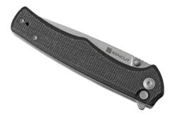 SENCUT Crowley S21012-2 Stonewashed, Black Micarta, Couteau De Poche -Kai Soldes Boutique SES21012 2 06 sencut