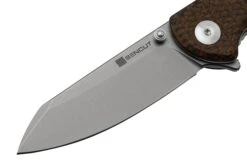 SENCUT Fritch S22014-3 Dark Brown Matrix Micarta Stonewashed, Couteau De Poche 10 SENCUT Fritch S22014-3 Dark Brown Matrix Micarta Stonewashed, Couteau De Poche -Kai Soldes Boutique SES22014 3 03 sencut