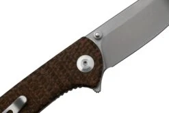 SENCUT Fritch S22014-3 Dark Brown Matrix Micarta Stonewashed, Couteau De Poche 12 SENCUT Fritch S22014-3 Dark Brown Matrix Micarta Stonewashed, Couteau De Poche -Kai Soldes Boutique SES22014 3 05 sencut