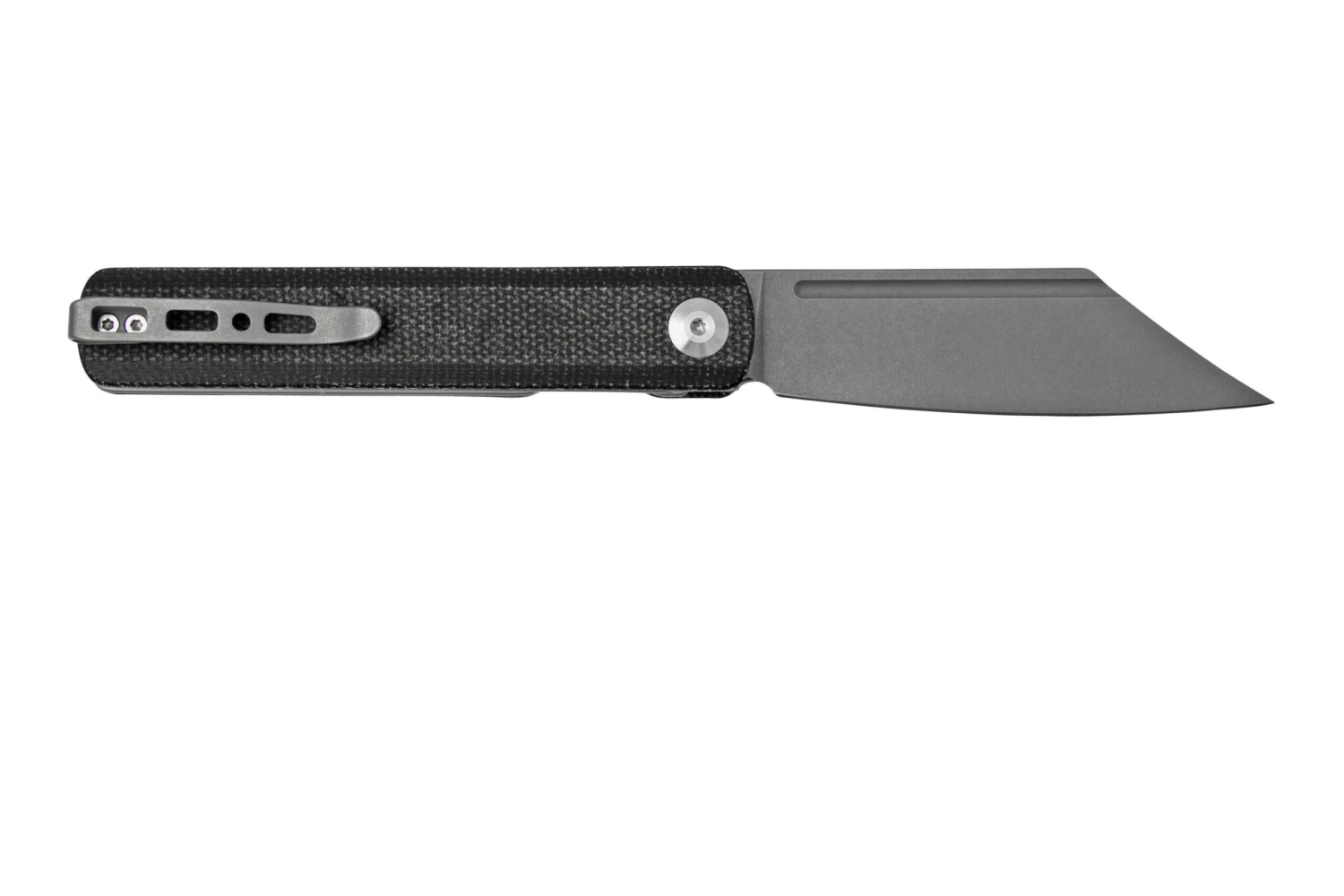 SENCUT Bronte SA08A Stonewashed, Black Micarta, Couteau De Poche 4 SENCUT Bronte SA08A Stonewashed, Black Micarta, Couteau De Poche – Image 2