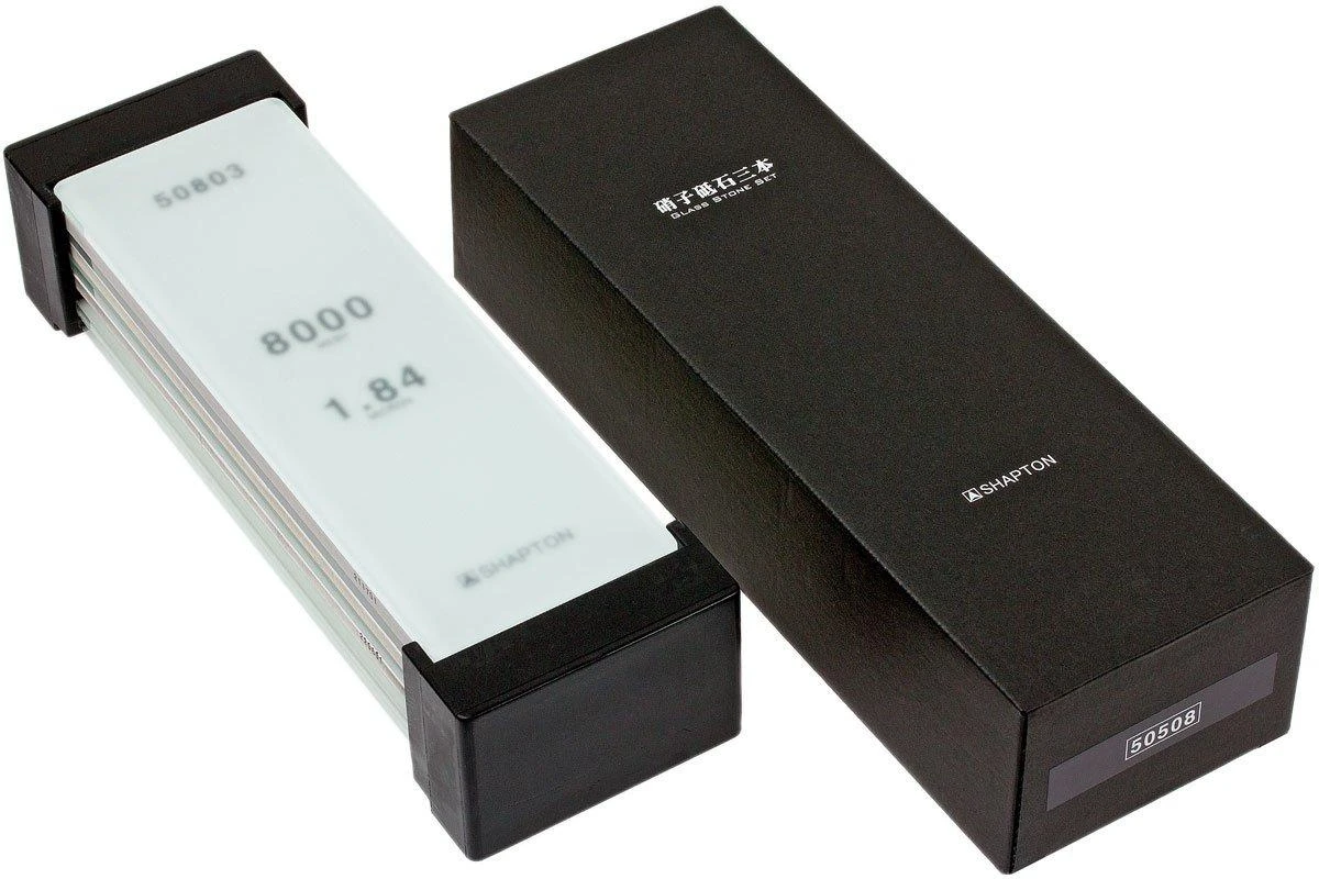 Shapton Glass Stone Set Pierres à Aiguiser 1000, 3000 Et 8000 Grit, 50508 6 Shapton Glass Stone Set Pierres à Aiguiser 1000, 3000 Et 8000 Grit, 50508 – Image 4