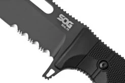 SOG Seal FX, Partially Serrated 17-21-01-57 Couteau Fixe -Kai Soldes Boutique SOG 17 21 01 57 06 sog