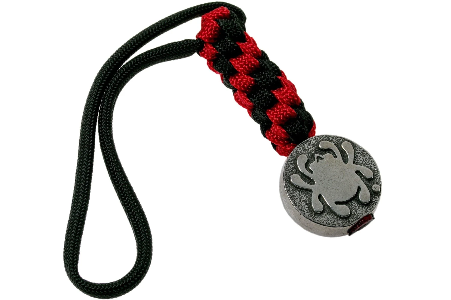 Spyderco Bead BEAD5LY Flat Bead Pewter Avec Lanyard 3 Spyderco Bead BEAD5LY Flat Bead Pewter Avec Lanyard