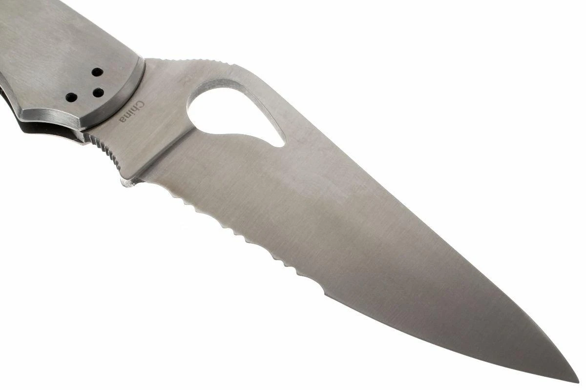 Spyderco Byrd Cara Cara 2 BY03PS Partly Serrated Couteau De Poche 5 Spyderco Byrd Cara Cara 2 BY03PS Partly Serrated Couteau De Poche – Image 3
