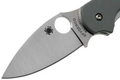 Spyderco Sage 1 C123GPGY Cool Grey G10, Maxamet Couteau De Poche 11 Spyderco Sage 1 C123GPGY Cool Grey G10, Maxamet Couteau De Poche -Kai Soldes Boutique SPC123GPGY 03 spyderco