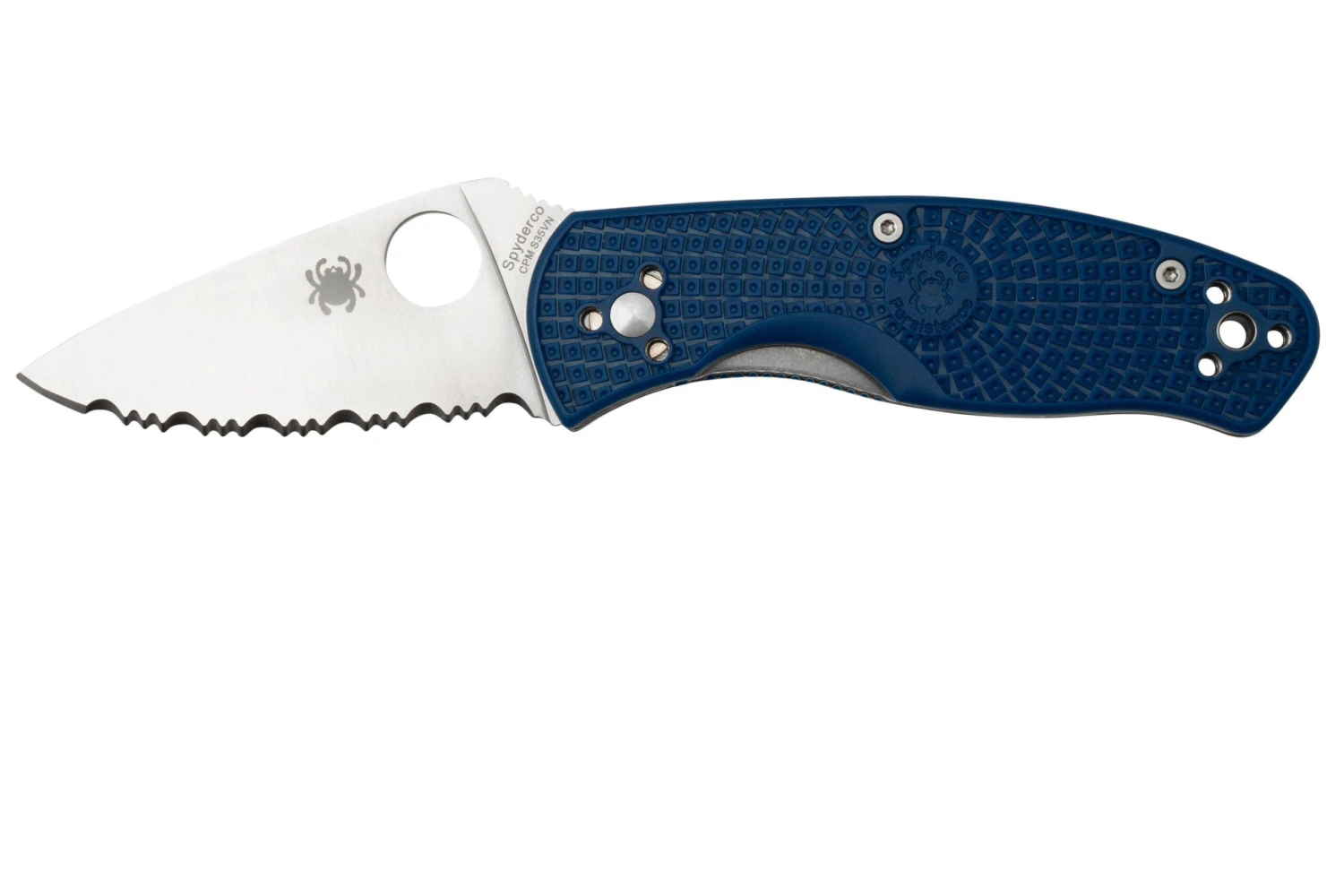 Spyderco Persistence Lightweight C136SBL Serrated S35VN Blue FRN Couteau De Poche 3 Spyderco Persistence Lightweight C136SBL Serrated S35VN Blue FRN Couteau De Poche