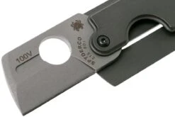 Spyderco Dogtag Grey C188ALP Gen4 Couteau De Poche, Serge Panchenko Design -Kai Soldes Boutique SPC188ALP 03 spyderco spc188alp 03