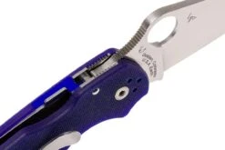 Spyderco Para 3 S110V Dark Blue C223GPDBL Couteau De Poche -Kai Soldes Boutique SPC223GPDBL 06 spyderco spc223gpdbl 06