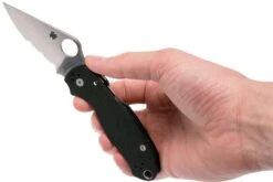 Spyderco Para 3 C223GPS Partly Serrated Couteau De Poche -Kai Soldes Boutique SPC223GPS 08 spyderco spc223gps 08