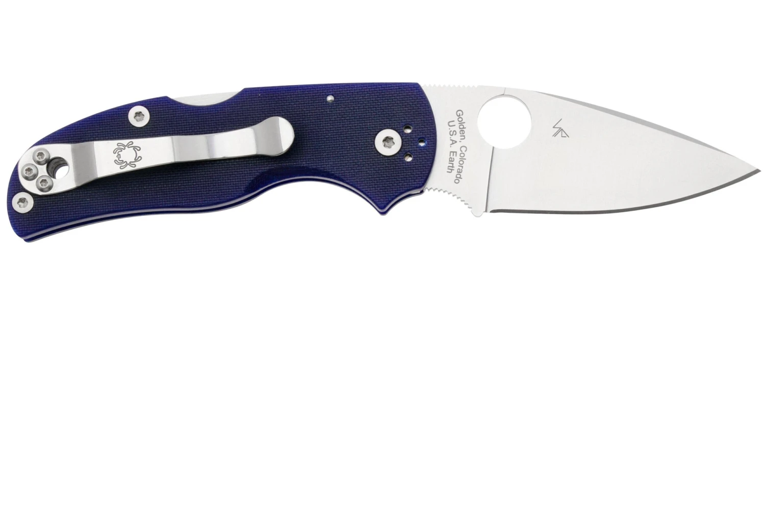 Spyderco Native 5 S110V Dark Blue C41GPDBL5 Couteau De Poche 4 Spyderco Native 5 S110V Dark Blue C41GPDBL5 Couteau De Poche – Image 2