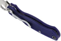 Spyderco Paramilitary 2 S110V Dark Blue C81GPDBL2 Couteau De Poche -Kai Soldes Boutique SPC81GPDBL2 05 spyderco paramilitary 2 dark blue spc81gpdbl2 05