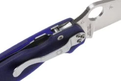 Spyderco Paramilitary 2 S110V Dark Blue C81GPDBL2 Couteau De Poche -Kai Soldes Boutique SPC81GPDBL2 06 spyderco paramilitary 2 dark blue spc81gpdbl2 06