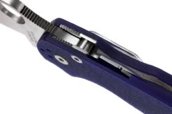 Spyderco Paramilitary 2 S110V Dark Blue C81GPDBL2 Couteau De Poche -Kai Soldes Boutique SPC81GPDBL2 08 spyderco paramilitary 2 dark blue spc81gpdbl2 08