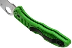 Spyderco Salt 2 Green LC200N C88FPGR2 Couteau De Poche 13 Spyderco Salt 2 Green LC200N C88FPGR2 Couteau De Poche -Kai Soldes Boutique SPC88FPGR2 05 spyderco