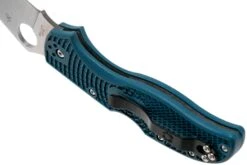 Spyderco Stretch 2 Blue K390 C90FP2K390 Couteau De Poche -Kai Soldes Boutique SPC90FP2K390 05 spyderco