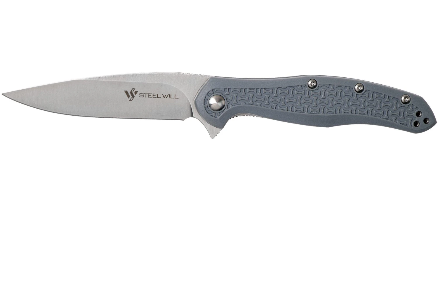 Steel Will Intrigue F45M-14 Grey FRN Couteau De Poche 3 Steel Will Intrigue F45M-14 Grey FRN Couteau De Poche