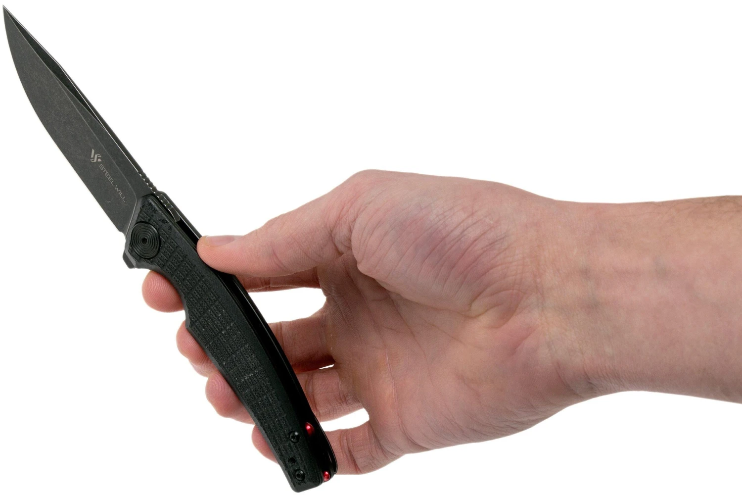 Steel Will Shaula F61-08 Black, Blackwashed Couteau De Poche 10 Steel Will Shaula F61-08 Black, Blackwashed Couteau De Poche – Image 8