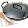 Spring Wok En Fonte Avec Couvercle En Verre, 35 Cm -Kai Soldes Boutique SX1692120635 01 spring sx1692120635 01